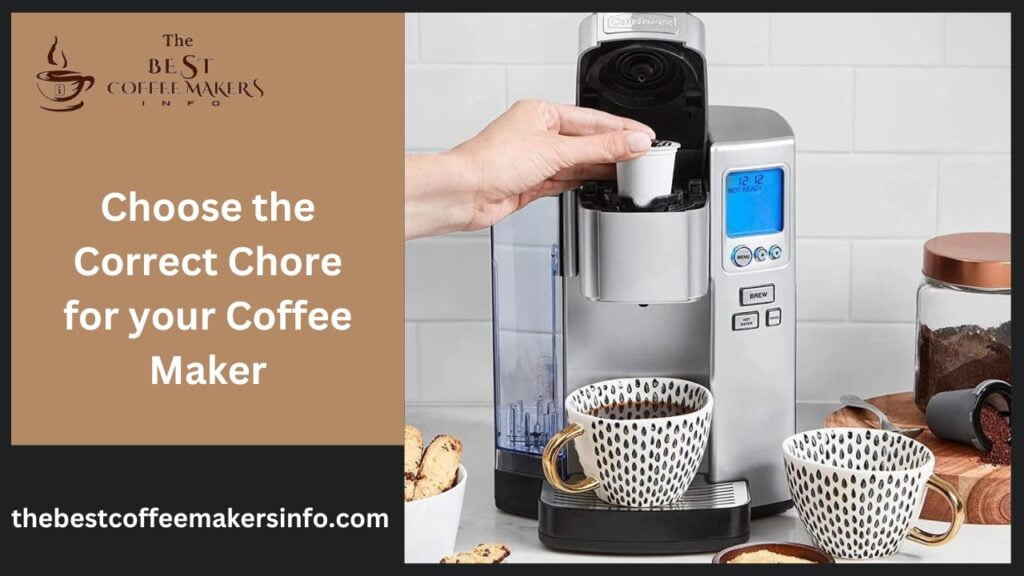 Choose the Correct Chore for your Coffee Maker