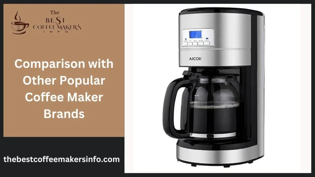 Comparison with Other Popular Coffee Maker Brands