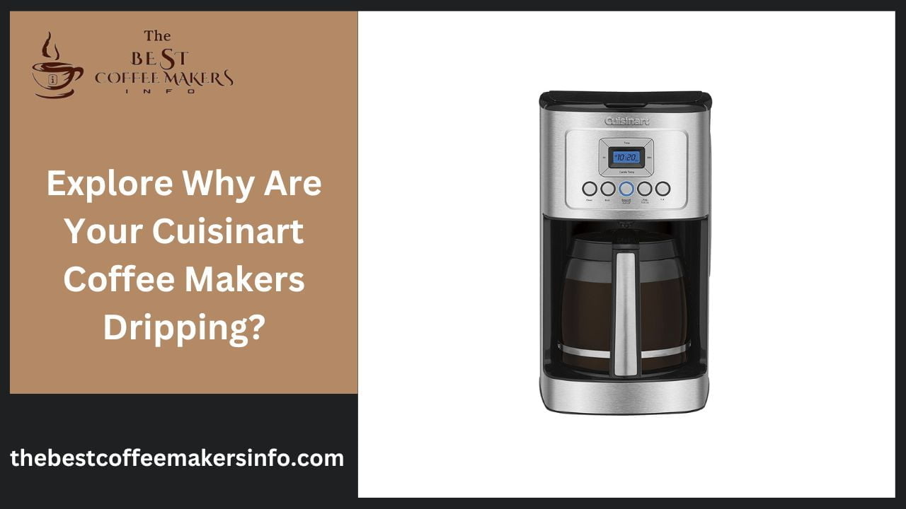 Explore Why Are Your Cuisinart Coffee Makers Dripping?