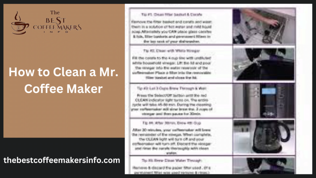 How to Clean a Mr. Coffee Maker