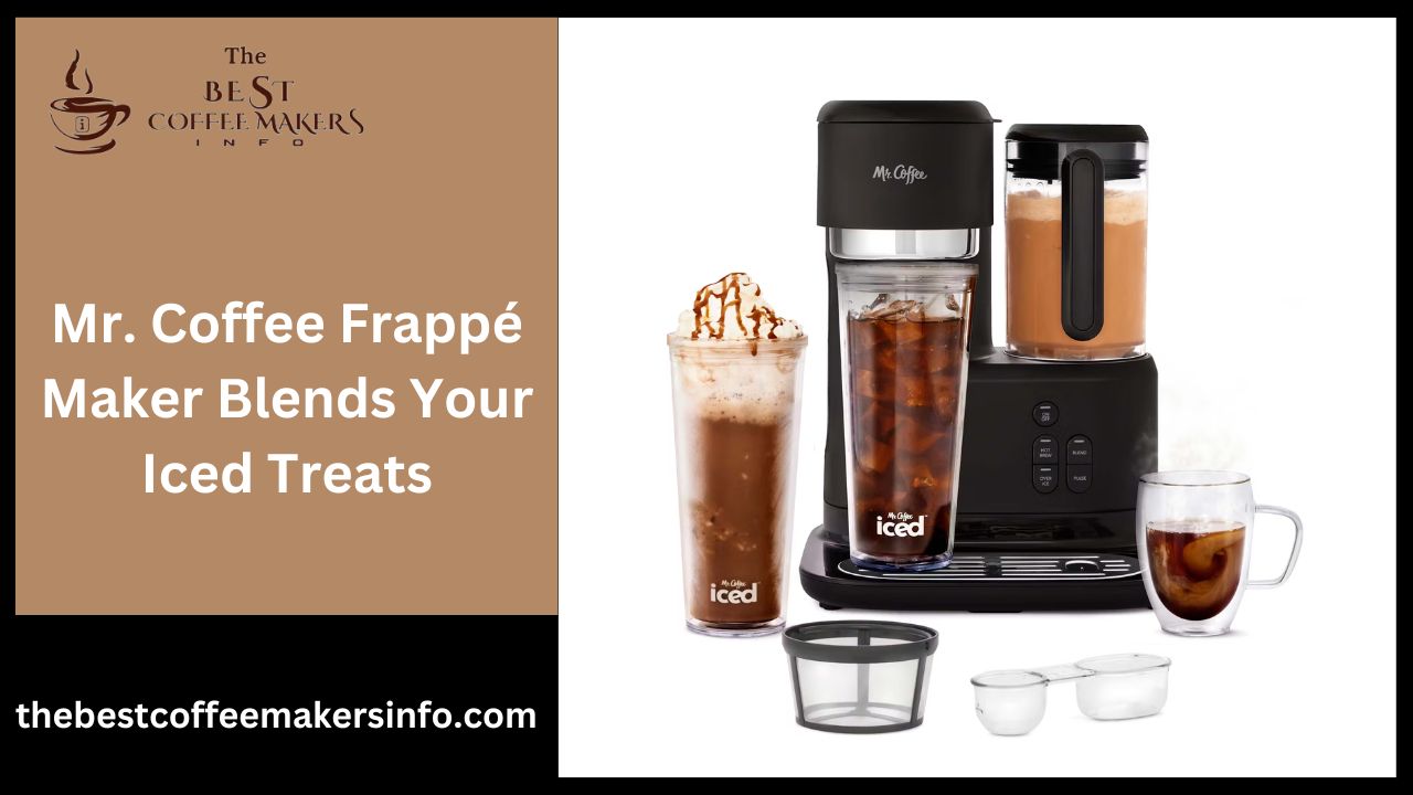 Mr. Coffee Frappé Maker Blends Your Iced Treats