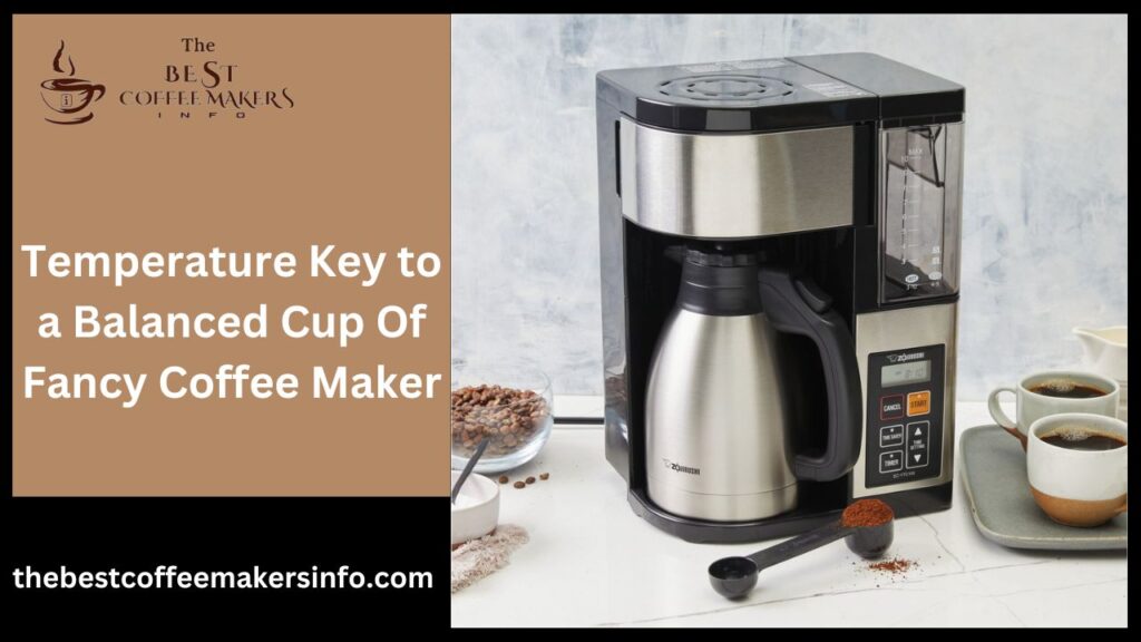 Temperature Key to a Balanced Cup Of Fancy Coffee Maker